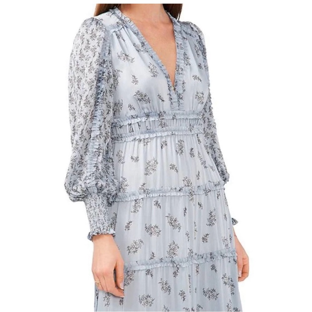 Blue Floral Maxi dress